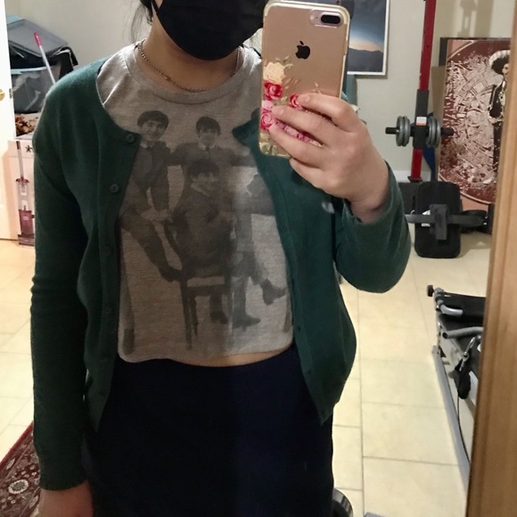 Dark green H&M cardigan - Picture 5 of 7